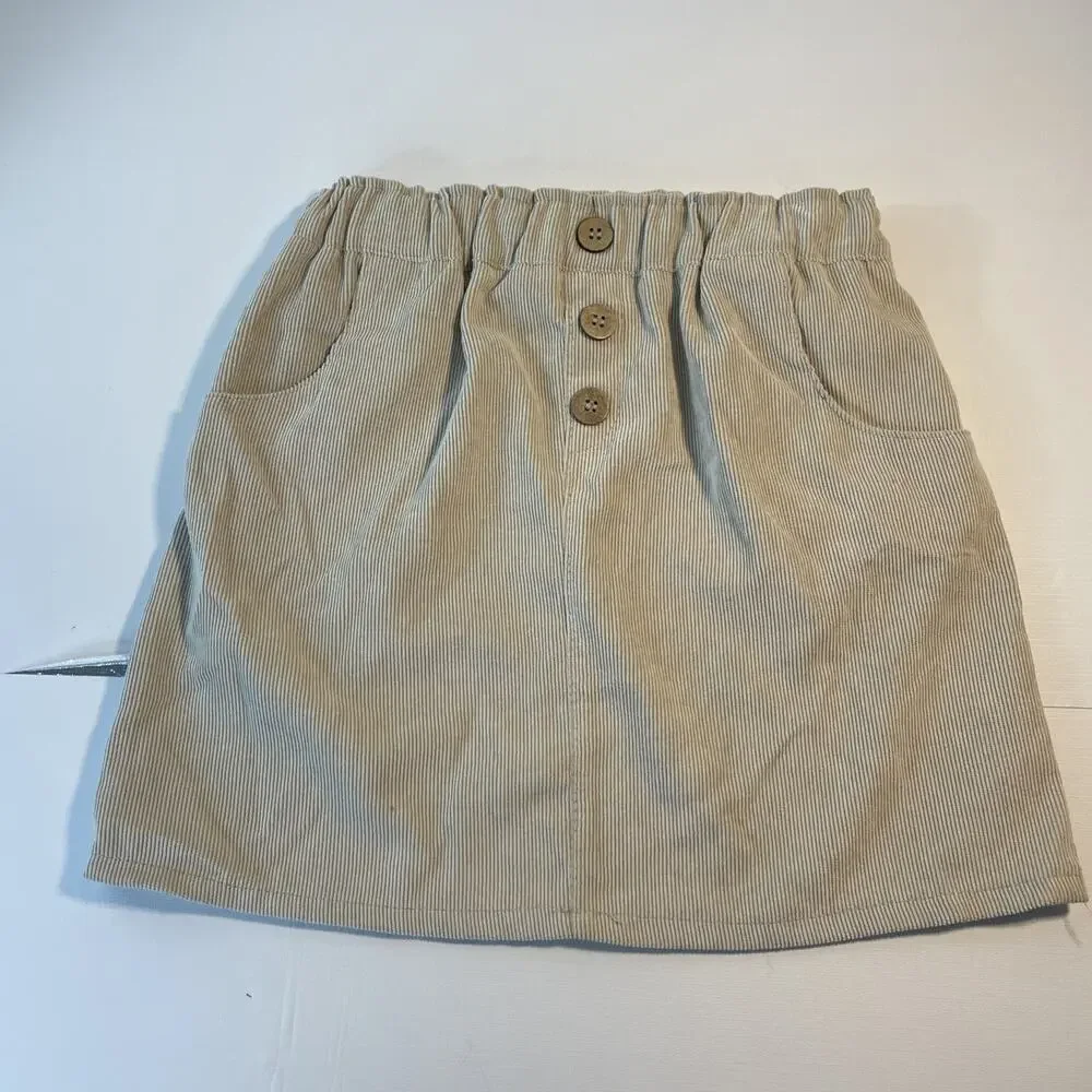 Lot 5 Girls Clothing Size 7 8 Justice Denim Shorts Jeans Corduroy Skirt Top Set